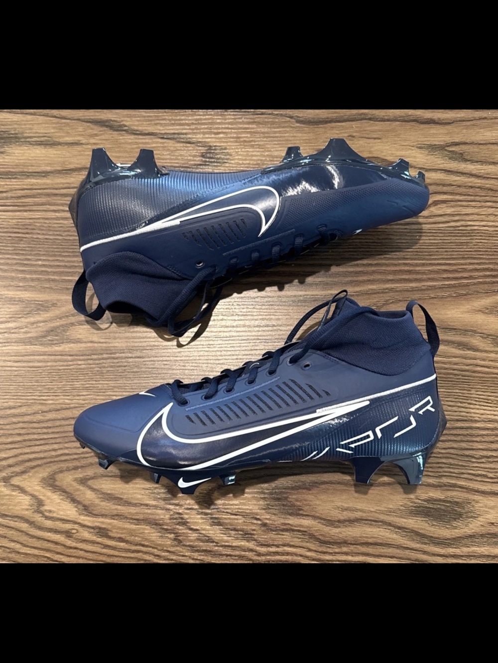 Mens Size 13 Nike Vapor Edge Pro 360 2 Football Cleats N7759-401 Midnight Navy